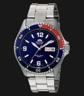 Orient MAKO Pepsi II FAA02009D Automatic Blue dial Stainless Steel Strap-0