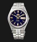 Orient TriStars Crystal FAB04002J Automatic Men Blue Dial Stainless Steel Strap-0