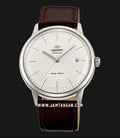 Orient FAC0000EW Automatic Classic Bambino White Dial Brown Leather Strap-0