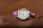 Orient Fashionable FAC07003W Automatic Elegance Ladies White Dial Purple Leather Strap-3