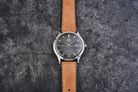 Orient Bambino V4 FAC08003A Classic Mechanical Grey Dial Brown Leather Strap-3