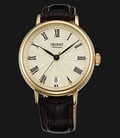 Orient Soma FER2K003C Automatic Champagne Gold dial Brown Leather Strap-0