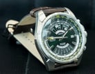 Orient FEU0B003F Automatic Green Dial Brown Leather Strap-2