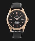 Orient Classic FFN02002BH Automatic Men Black Dial Black Leather Strap -0
