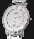 Orient Classic FGW01006W Men White Dial Stainless Steel Strap-1