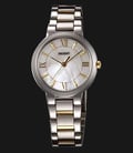 Orient FQC0N003W Ladies Mother of Pearl Dial Dual Tone Stainless Steel Strap-0