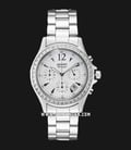 Orient FTW00004W Chronograph Ladies Silver Dial Stainless Steel Strap-0