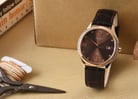 Orient Classic FUNF8001T Ladies Brown Dial Brown Leather Strap-1