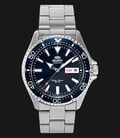 Orient Sports RA-AA0002L Kamasu Mako III Automatic Divers Blue Dial Stainless Steel Strap-0