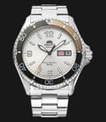 Orient Sports RA-AA0821S Automatic Kamasu Mako Silver Dial Stainless Steel Strap -0