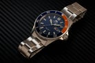 Orient Sports RA-AA0913L Kanno Automatic Men Blue Navy Dial Stainless Steel Strap-3