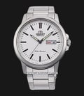 Orient Commuter RA-AA0C03S Men Silver Dial Stainless Steel Strap-0