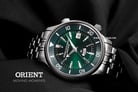 Orient King Diver RA-AA0D03E Weekly Auto Men Green Dial Stainless Steel Strap-1
