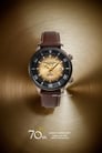 Orient King Diver RA-AA0D04G Weekly Auto 70th Anniversary Brown Leather Strap Limited Edition-3