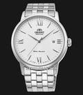Orient Classic RA-AC0F10S Symphony IV Automatic Men White Dial Stainless Steel Strap-0