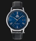 Orient Contemporary RA-AC0J05L Automatic Men Blue Dial Black Leather Strap-0