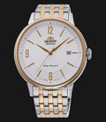 Orient Contemporary RA-AC0J07S Automatic Men White Dial Dual Tone Stainless Steel Strap-0