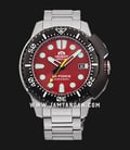 Orient M-Force RA-AC0L02R Automatic Men Red Dial Stainless Steel Strap-0