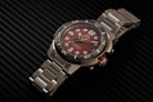 Orient M-Force RA-AC0L02R Automatic Men Red Dial Stainless Steel Strap-5
