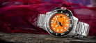 Orient M-Force RA-AC0L08Y Orange Dial Stainless Steel Strap-2