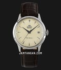 Orient Bambino Classic RA-AC0M04Y Men Beige Dial Brown Leather Strap-0