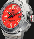 Orient M-Force RA-AC0N02Y Automatic Men Red Dial Stainless Steel Strap-2