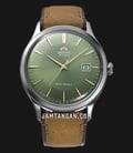 Orient Classic RA-AC0P01E Bambino Automatic Green Dial Brown Leather Strap-0