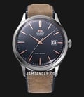 Orient Classic RA-AC0P02L Automatic Navy Dial Brown Leather Strap-0