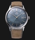 Orient Classic RA-AC0P03L Automatic Sky Blue Dial Light Brown Leather Strap-0