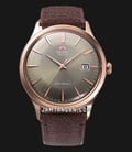 Orient Classic RA-AC0P04Y Mechanical Men Bronze Dial Brown Leather Strap-0