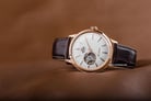 Orient Bambino RA-AG0001S Open Heart Automatic Man White Dial Brown Leather Strap-4