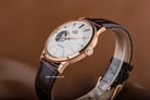 Orient Bambino RA-AG0001S Open Heart Automatic Man White Dial Brown Leather Strap-5