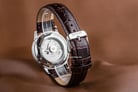 Orient Classic RA-AG0002S Bambino Open Heart Automatic White Dial Brown Leather Strap-5