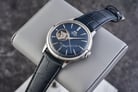 Orient Classic RA-AG0005L Automatic Open Heart Blue Dial Blue Leather Strap-5