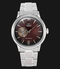 Orient Helios RA-AG0027Y Automatic Men Open Heart Red Dial Stainless Steel Strap-0