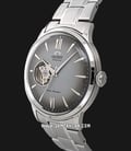 Orient Classic RA-AG0029N Helios Mechanical Men Open Heart Grey Dial Stainless Steel Strap-1