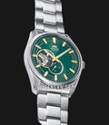 Orient Contemporary RA-AR0008E Semi Skeleton Series Green Dial Stainless Steel Strap-1