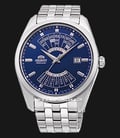 Orient Contemporary RA-BA0003L Multi Year Calendar Automatic Men Blue Dial Stainless Steel Strap-0