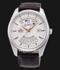 Orient Mechanical Contemporary RA-BA0005S Automatic Men White Dial Brown Leather Strap-0