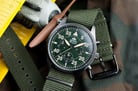 Orient Sports RA-KV0501E Chronograph Green Dial Green Army Nylon Strap-2