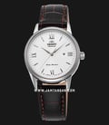 Orient Contemporary RA-NR2005S Symphony IV Automatic White Dial Dark Brown Leather Strap-0