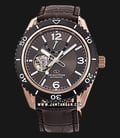 Orient Star RE-AT0103Y Automatic Men Open Heart Brown Dial Brown Leather Strap-0