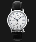 Orient Star Heritage RE-AW0004S Gothic Power Reserve Small Man Silver Dial Black Leather Strap-0