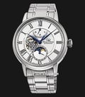 Orient Star RE-AY0102S Men Open Heart Silver Dial Stainless Steel Strap-0