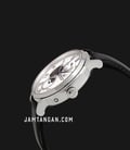 Orient Star RE-AY0106S Mechanical M45 Watch Men Silver Moon Phase Dial Black Leather Strap-1