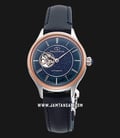 Orient Star RE-ND0014L 70th Anniversary Open Heart Dial Blue Leather Strap Limited Edition-0