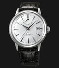 Orient Classic SAF02004W Automatic Power Reserve White Dial Leather Strap-0
