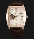 Orient Star SDAAA001W Automatic White dial Brown Leather Strap-0