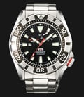 Orient M-Force SEL03001B Automatic Divers 200M Black Dial Stainless Steel Strap-0