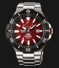 Orient M-Force Delta SEL07002H Automatic Red Diver 200M Stainless Steel-0